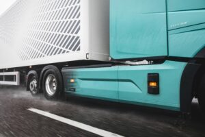 Volvo electric truck with fast charge battery