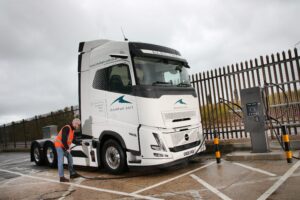 Shoreham Port Electric Truck on Charge