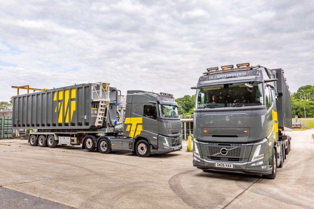 Volvo FH Aero trucks in Terratank fleet