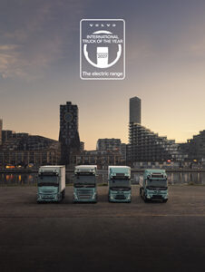 Award winning Volvo electric trucks